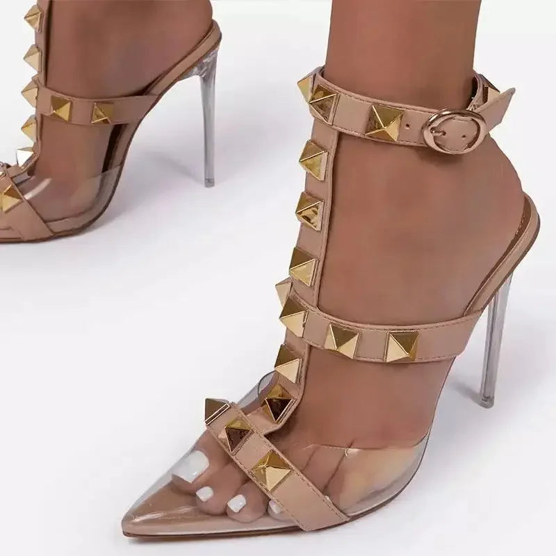 Rivet Design High-heeled | Fashionsarah.com