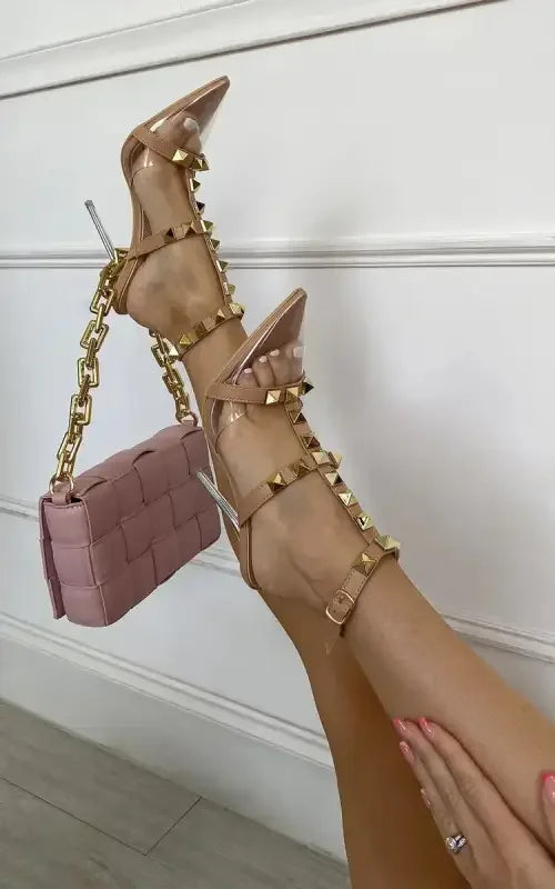 Rivet Design High-heeled | Fashionsarah.com