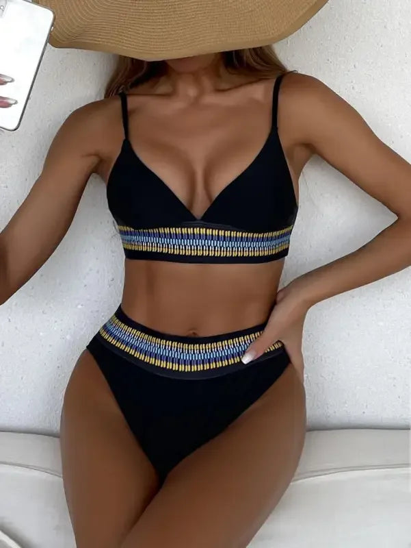 Retro Trim Bikini | Fashionsarah.com