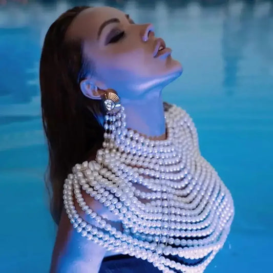 Women Pearl Shawl Top | Fashionsarah.com