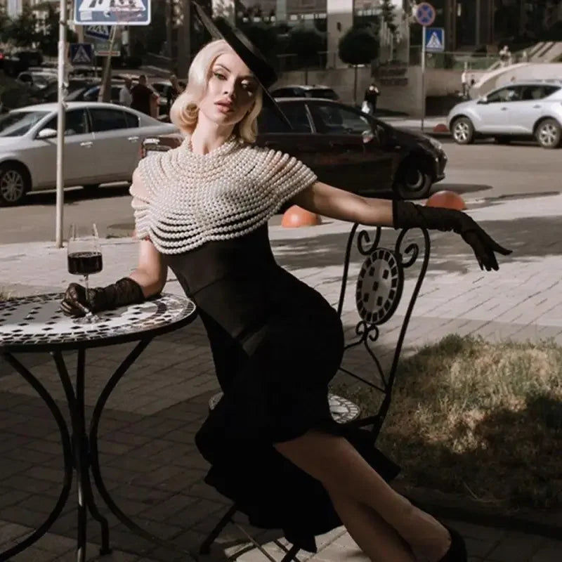 Women Pearl Shawl Top | Fashionsarah.com