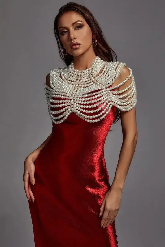 Women Pearl Shawl Top | Fashionsarah.com