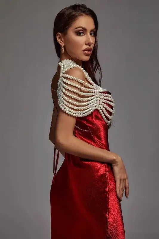 Women Pearl Shawl Top | Fashionsarah.com