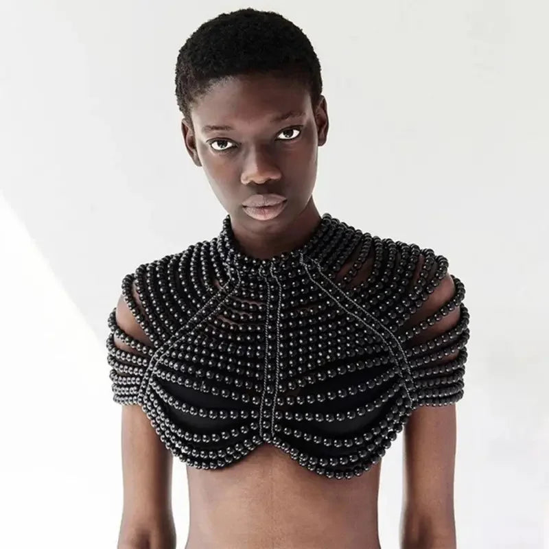 Women Pearl Shawl Top | Fashionsarah.com