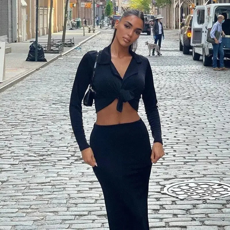 Women matching top with skirt | Fashionsarah.com