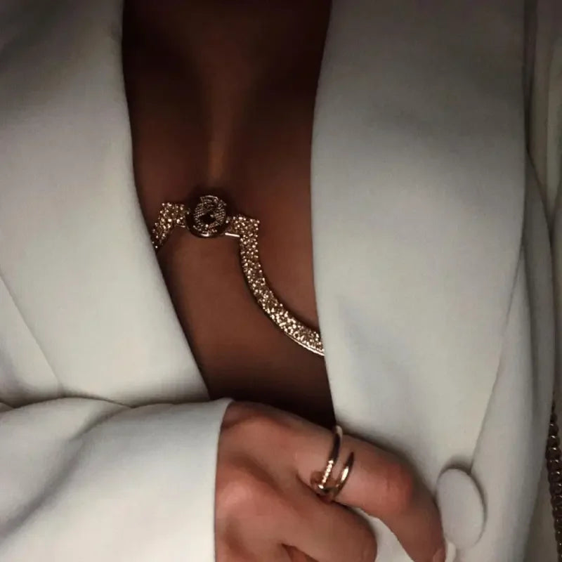 Rhinestone bra chain | Fashionsarah.com