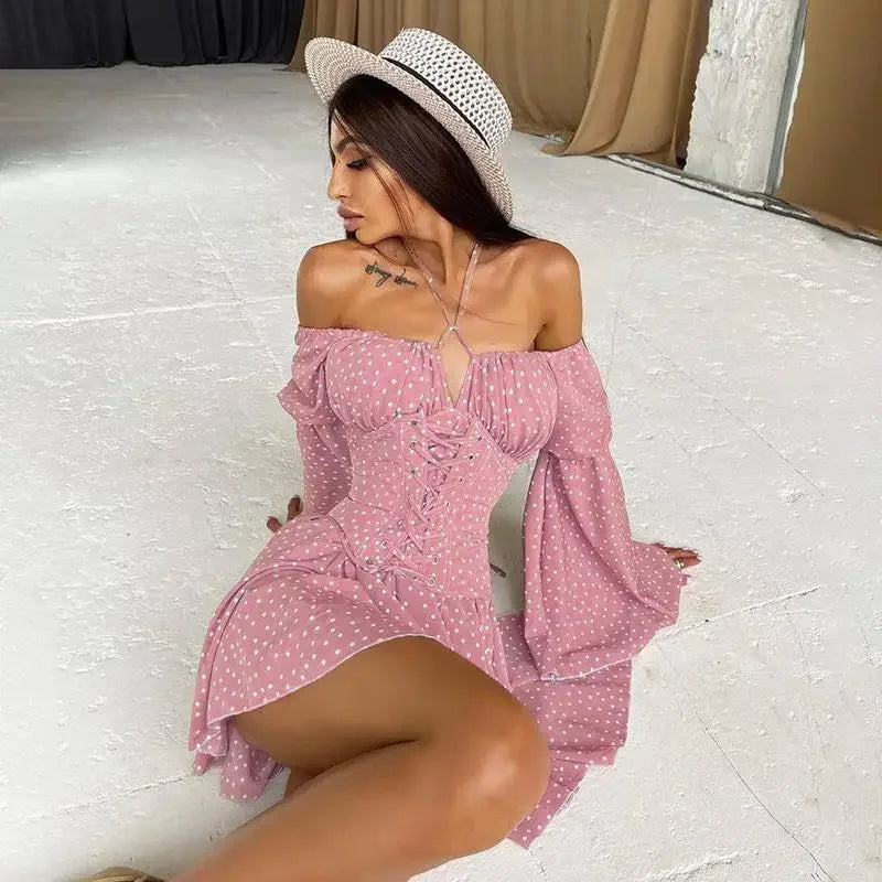 Corset Dot Sundress | Fashionsarah.com