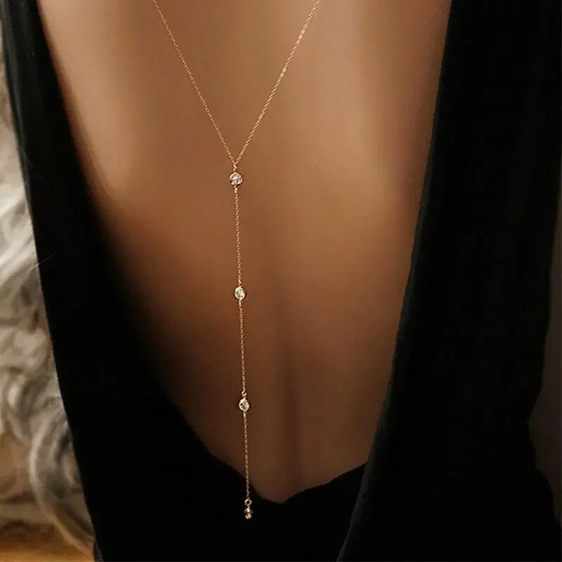 Long Backless Necklaces | Fashionsarah.com