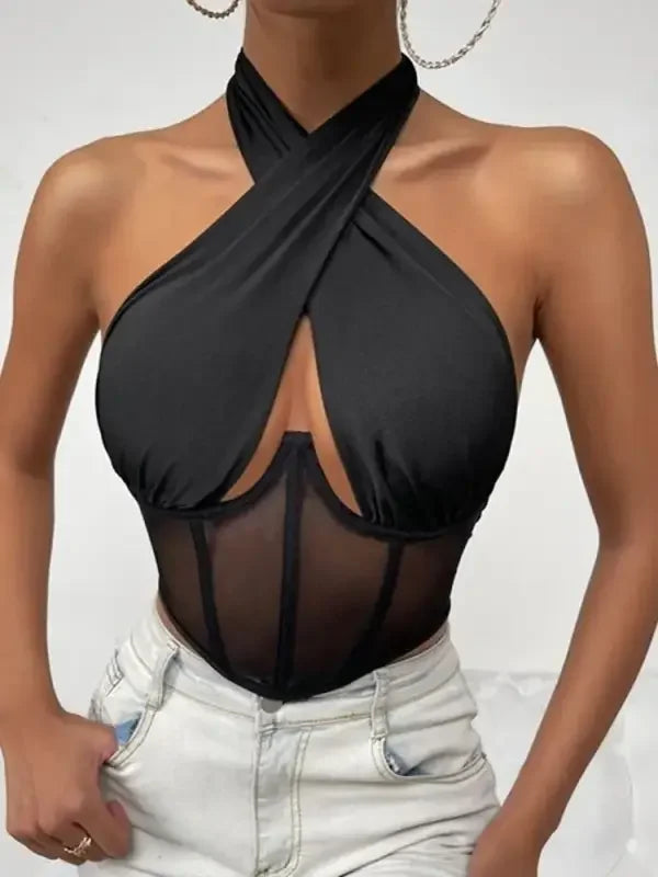 Cross Halter Bustiers | Fashionsarah.com