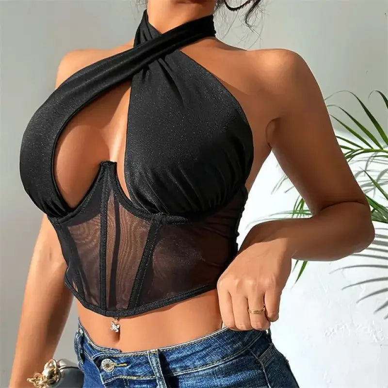 Cross Halter Bustiers | Fashionsarah.com