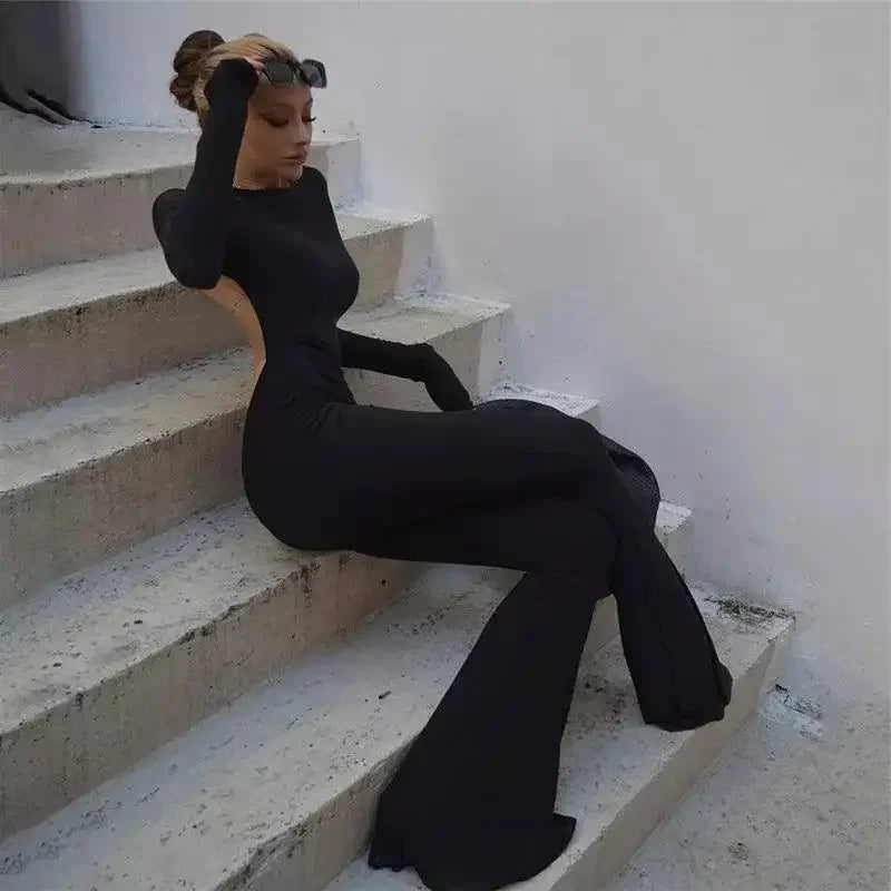 Stretchy Bodycon Jumpsuit | Fashionsarah.com