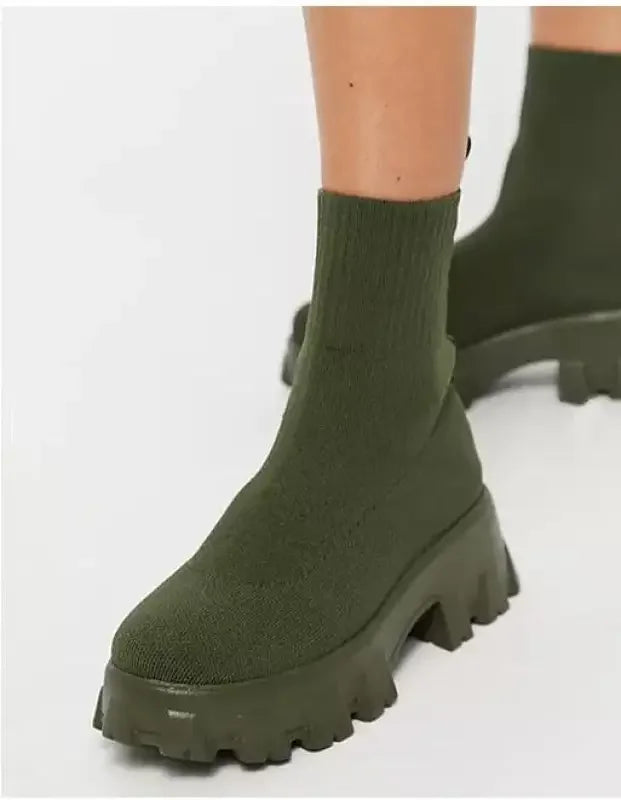 Mid-Calf Biker Booties | Fashionsarah.com