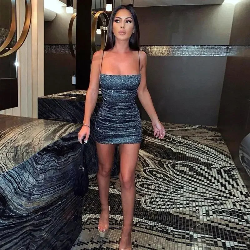 Sequined Slim Dress | Fashionsarah.com