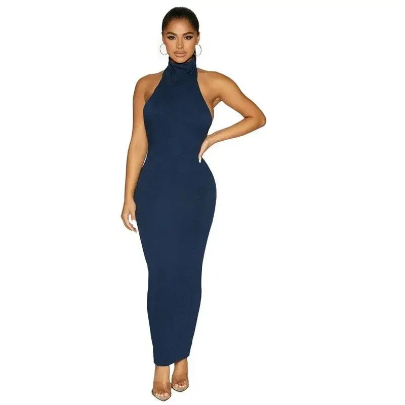 Backless Halter Bodycon Dress | Fashionsarah.com