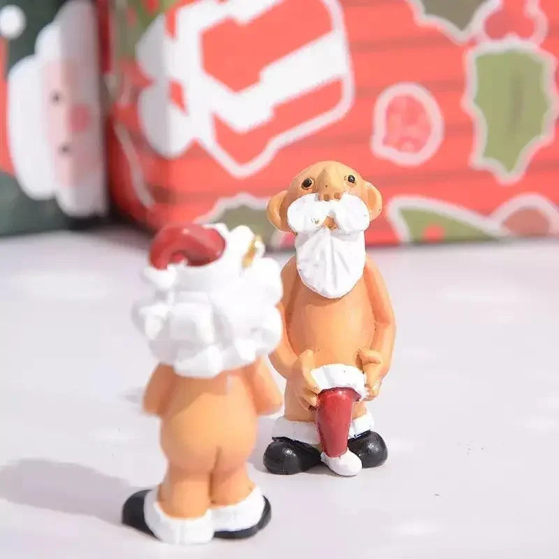 Naked Santa Claus Christmas Miniatures | Fashionsarah.com