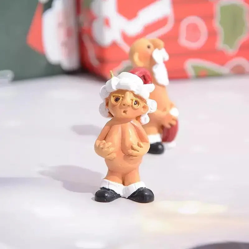 Naked Santa Claus Christmas Miniatures | Fashionsarah.com