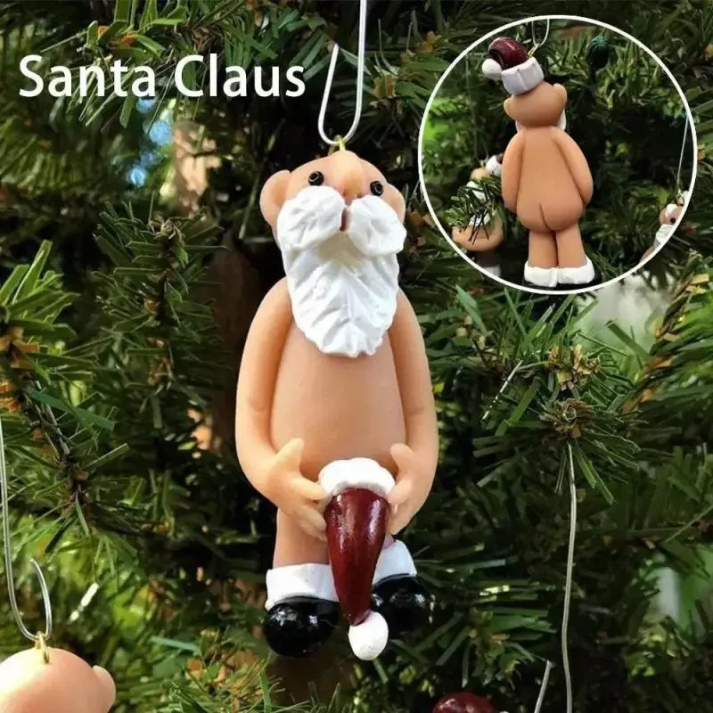 Naked Santa Claus Christmas Miniatures | Fashionsarah.com