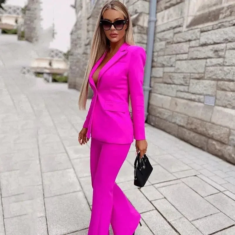 Elegant Suits Blazer + Pants | Fashionsarah.com