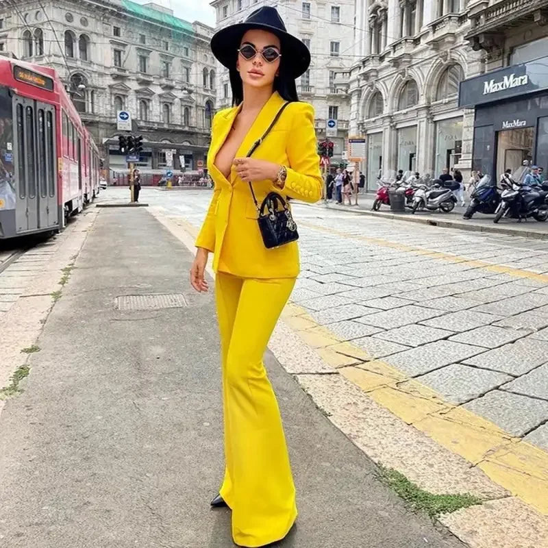 Elegant Suits Blazer + Pants | Fashionsarah.com