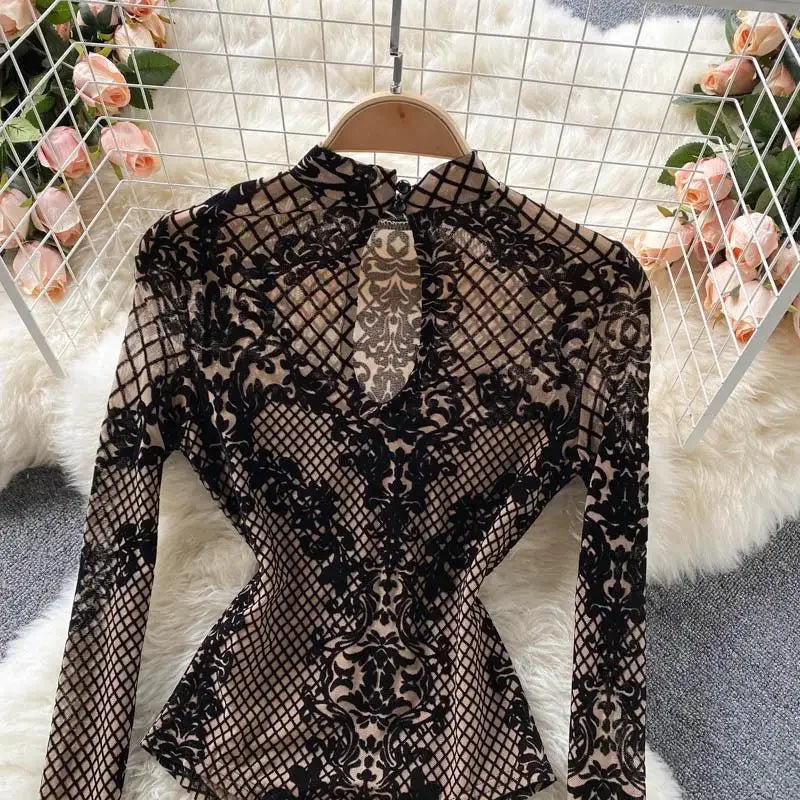 Fashionsarah.com Elegant Mesh bodysuit