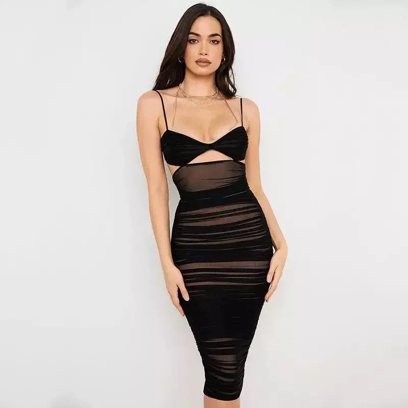 Strap Corset Long Dress | Fashionsarah.com