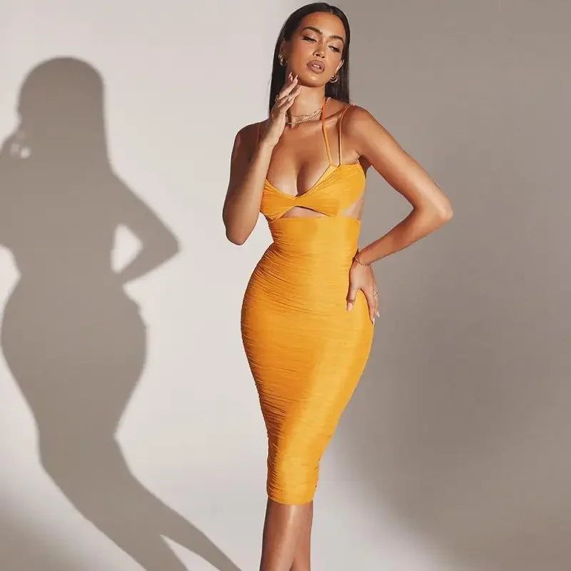 Strap Corset Long Dress | Fashionsarah.com