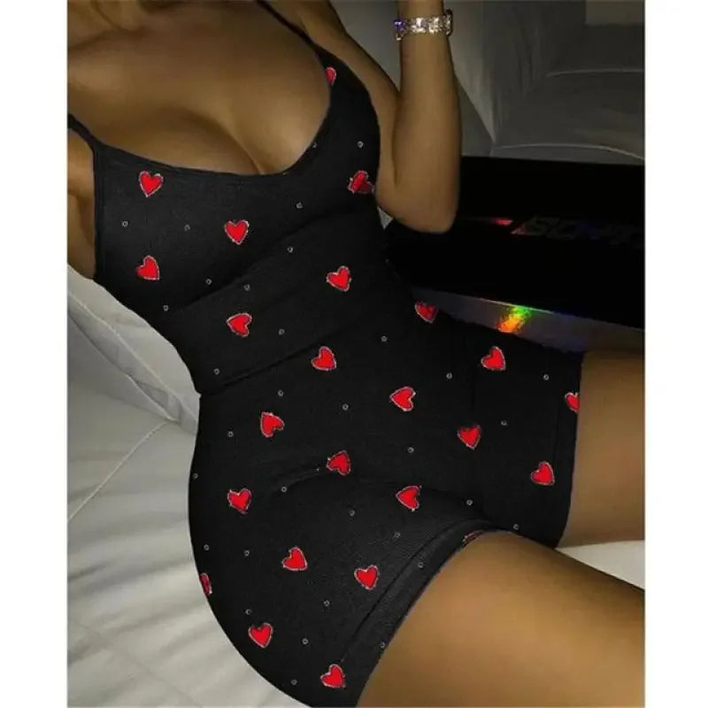 Lovely Heart Playsuits | Fashionsarah.com