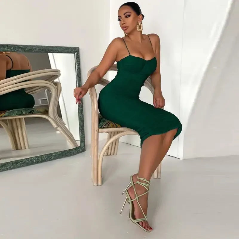 Midi Bandage Dress | Fashionsarah.com