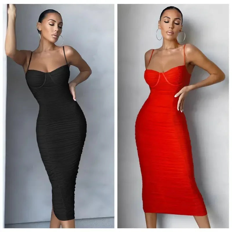Midi Bandage Dress | Fashionsarah.com