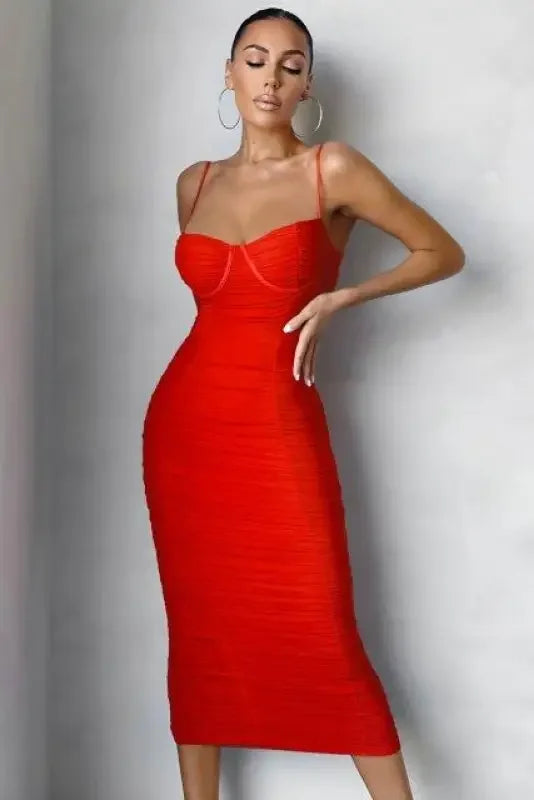 Midi Bandage Dress | Fashionsarah.com