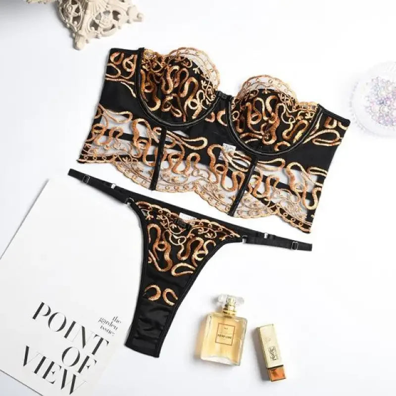 Strapless Bra and Low Waist Thong | Fashionsarah.com