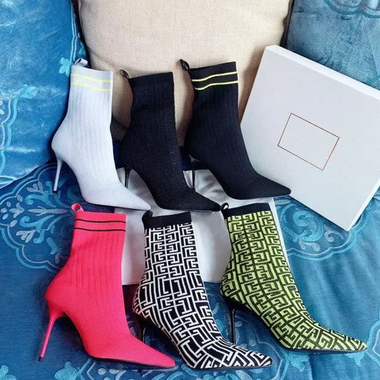 Fashionsarah.com New Mid-Calf Sock Boots