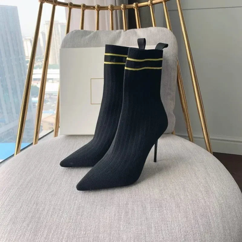 Fashionsarah.com New Mid-Calf Sock Boots