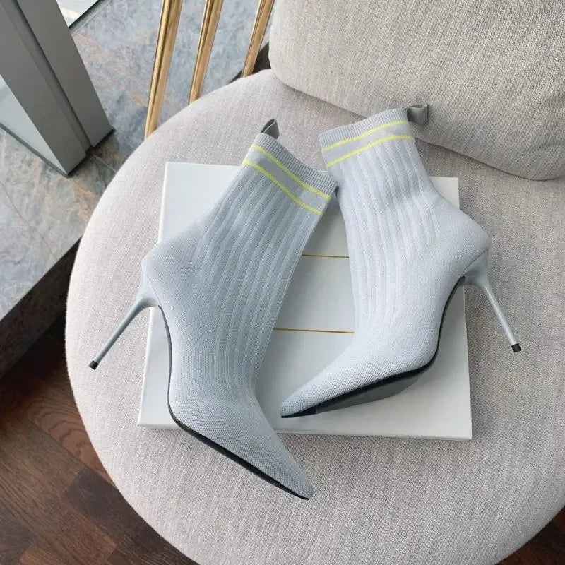 New Mid-Calf Sock Boots | Fashionsarah.com