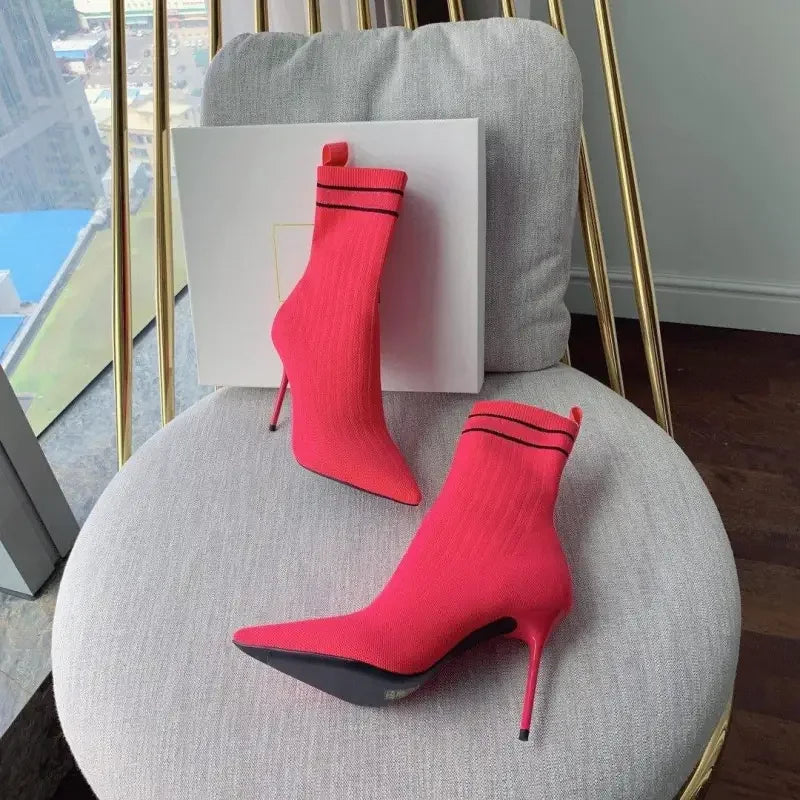 New Mid-Calf Sock Boots | Fashionsarah.com