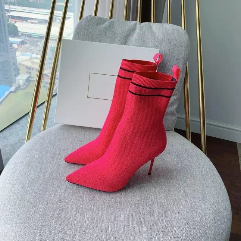 New Mid-Calf Sock Boots | Fashionsarah.com