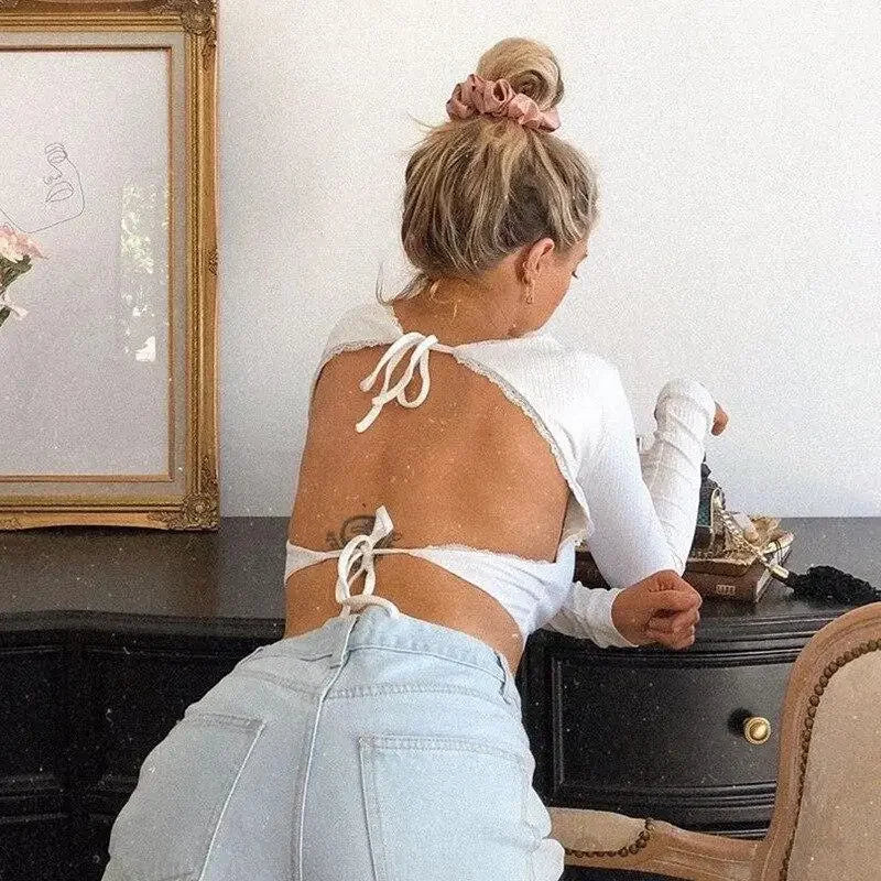 Backless Summer Top | Fashionsarah.com