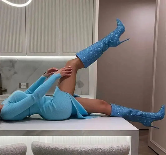 Luxury Bling Rhinestone Runway | Fashionsarah.com