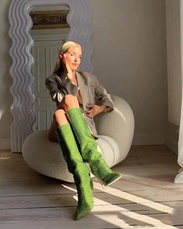 Luxury Bling Rhinestone Runway | Fashionsarah.com