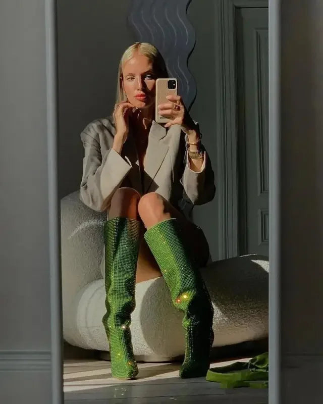 Luxury Bling Rhinestone Runway | Fashionsarah.com