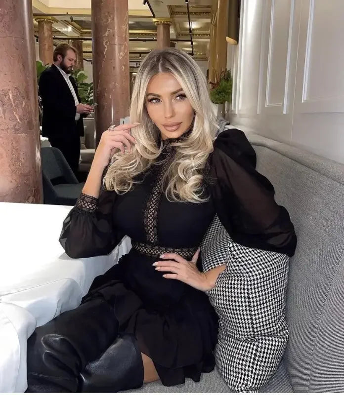 Ruffles Mini Dress | Fashionsarah.com