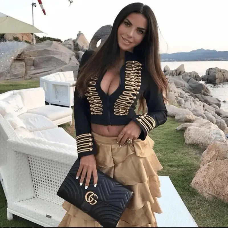 New Fashion Runway Bandage Coat | Fashionsarah.com