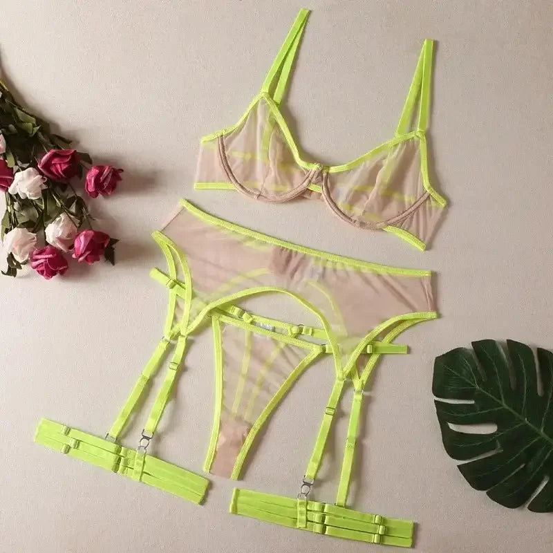 Fluorescent Green Set | Fashionsarah.com