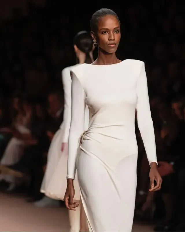 Side Slit Backless Dress | Fashionsarah.com