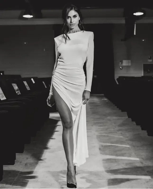 Side Slit Backless Dress | Fashionsarah.com