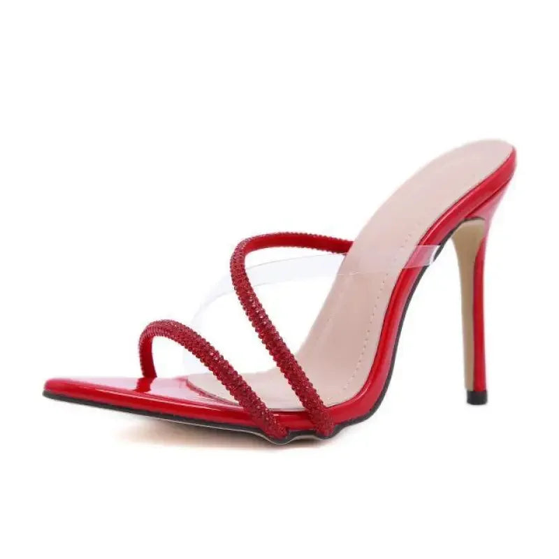 Rhinestone Pointed Heels | Fashionsarah.com