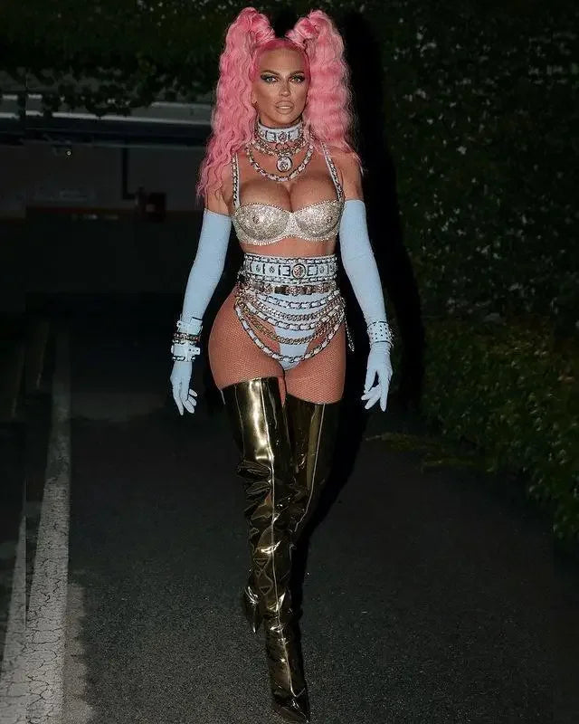 Golden Bling Fashion Boots | Fashionsarah.com