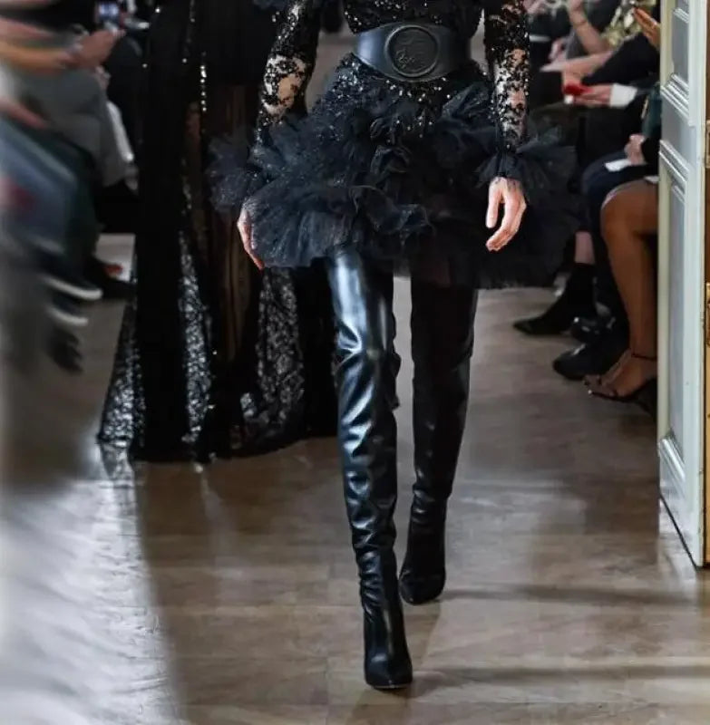 Over-the-knee Stretch boots | Fashionsarah.com