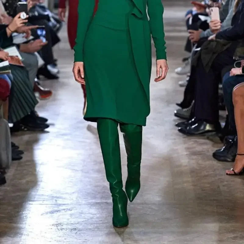 Over-the-knee Stretch boots | Fashionsarah.com