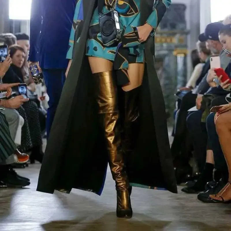 Over-the-knee Stretch boots | Fashionsarah.com